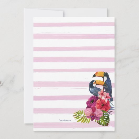 Summer Party Einladung (Rückseite)