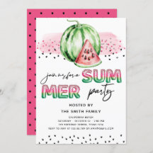 Summer Party Foil Balloon Letters Melon