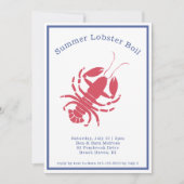 Summer Party Hummer Boil Einladung (Vorderseite)