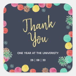 Summer Party Lampen Einladung Platz Aufkleber