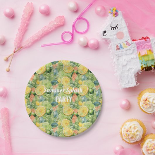 Summer Party Lemon Limone Teller (Party)