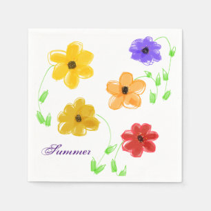 Summer Party Napkins Serviette