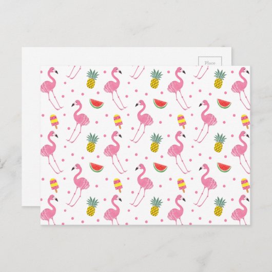 Summer Party Postkarte (Vorne/Hinten)