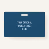 "Summer Party Ticket" benutzerdefinierte Abzeichen Ausweis (Rückseite)