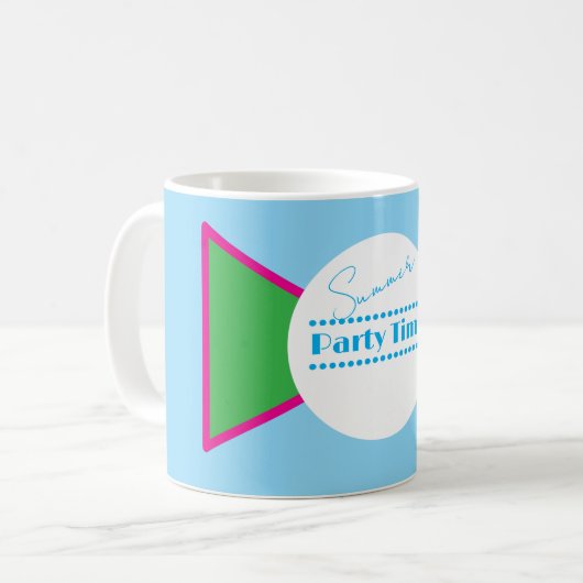 Summer Party Time Mug Kaffeetasse (Vorderseite Links)