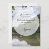 Summer Partys Birthday Wiedersehen Einladung (Rückseite)