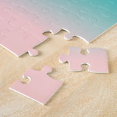 Summer Pastel Gradient | Name des Personalisierten Puzzle (Seite)