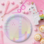 Summer Pastel Ombre Ice Pops Pappteller (Party)