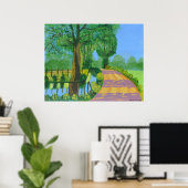 Summer Path Poster (Heimbüro)