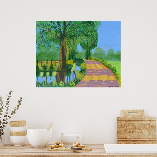 Summer Path Poster (Küche)