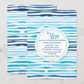 Summer Pattern Baby Dusche Einladung (Vorne/Hinten)