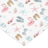 Summer Pattern Beach Tischdecke (Schrägansicht)