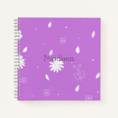 Summer Pattern Notebook Notizblock (Vorderseite)