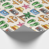 Summer Pattern Wrapping Paper Geschenkpapier (Ecke)