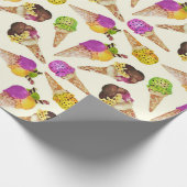 Summer Pattern Wrapping Paper Geschenkpapier (Ecke)