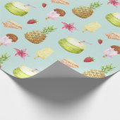 Summer Pattern Wrapping Paper Geschenkpapier (Ecke)