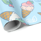 Summer Pattern Wrapping Paper Geschenkpapier (Rolleneckpunkt)