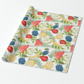 Summer Pattern Wrapping Paper Geschenkpapier (Ungerollt)