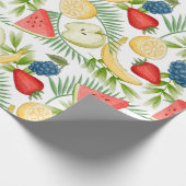 Summer Pattern Wrapping Paper Geschenkpapier (Ecke)