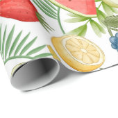 Summer Pattern Wrapping Paper Geschenkpapier (Rolleneckpunkt)