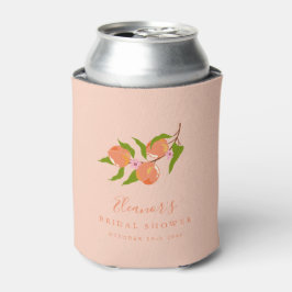 Summer Peach Fruit Boho Bridal Shower Favor Dosenkühler