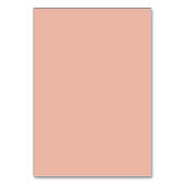 Summer Peach Sunset Hochzeit Tischnummer (Rückseite)