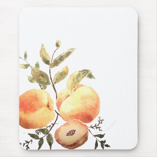 Summer Peaches Mouse Pad Mousepad (Vorne)