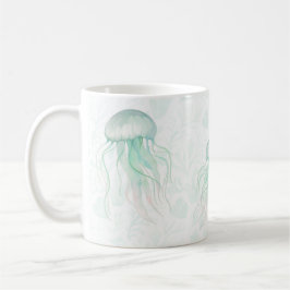 Summer Pearl Watercolor Ocean Design Kaffeetasse