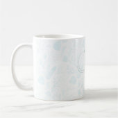 Summer Pearl Watercolor Ocean Design Kaffeetasse (Links)