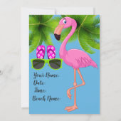 Summer Pelican Party Einladung (Rückseite)