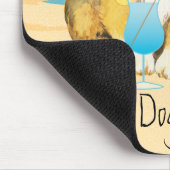 Summer Pembroke Welsh Corgi Mousepad (Ecke)