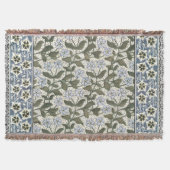 Summer Periwinkle Blume Hübsch Elegantes Flora Decke (Vorderseite)