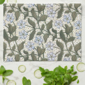 Summer Periwinkle Blume Hübsch Elegantes Flora Geschirrtuch (Gefaltet)