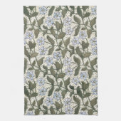 Summer Periwinkle Blume Hübsch Elegantes Flora Geschirrtuch (Vertikal)