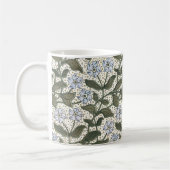 Summer Periwinkle Blume Hübsch Elegantes Flora Kaffeetasse (Links)