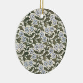 Summer Periwinkle Blume Hübsch Elegantes Flora Keramik Ornament (Rechts)