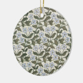 Summer Periwinkle Blume Hübsch Elegantes Flora Keramik Ornament (Links)