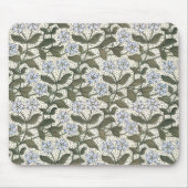 Summer Periwinkle Blume Hübsch Elegantes Flora Mousepad (Vorne)
