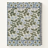 Summer Periwinkle Blume Hübsch Elegantes Flora Notizblock (Rückseite)