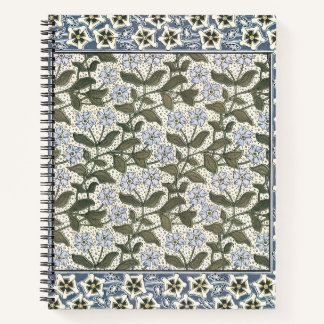 Summer Periwinkle Blume Hübsch Elegantes Flora Notizblock
