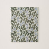 Summer Periwinkle Blume Hübsch Elegantes Flora Puzzle (Vertikal)