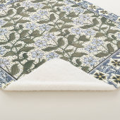 Summer Periwinkle Blume Hübsch Elegantes Flora Sherpadecke (3/4)