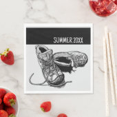 Summer Personalisiert Camping Picnic Serviette (Beispiel)