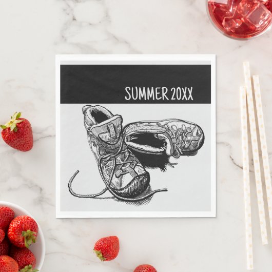 Summer Personalisiert Camping Picnic Serviette (Beispiel)