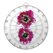 Summer Petunias Dartscheibe (vorne)