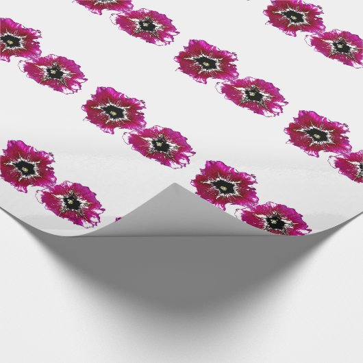 Summer Petunias Geschenkpapier (Ecke)