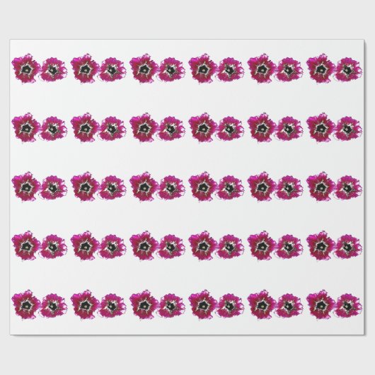Summer Petunias Geschenkpapier (Flach)