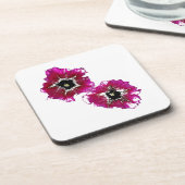 Summer Petunias Getränkeuntersetzer (Linke Seite)