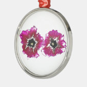 Summer Petunias Ornament Aus Metall (Links)