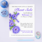 Summer Pflanze Sale Hibiskus Kunst Flyer (Einzeln)